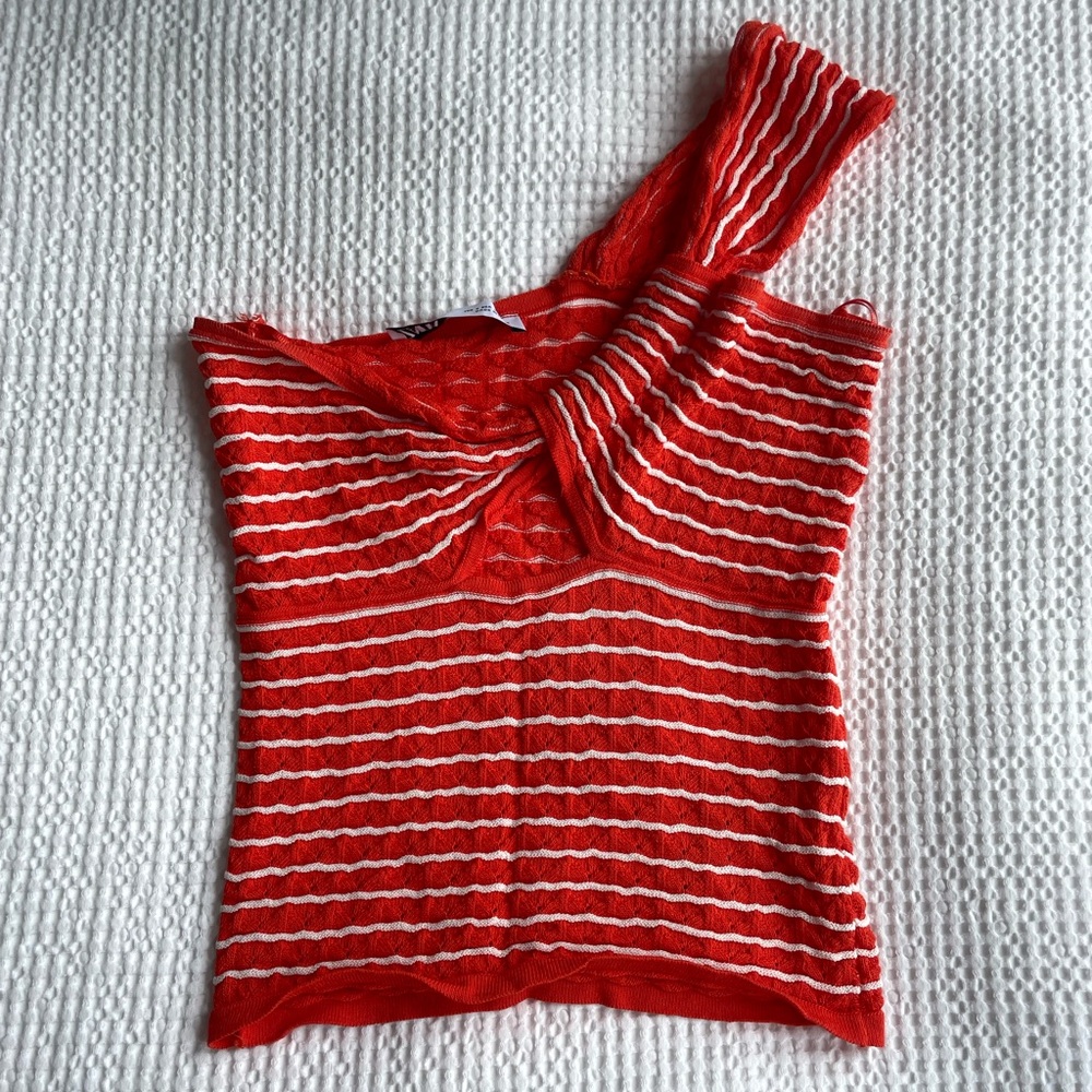 Zara One-Shoulder Top